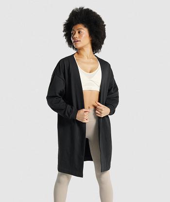 Dámské Accessories Gymshark Whitney Oversized Robe Černé | CZ 3797GSO